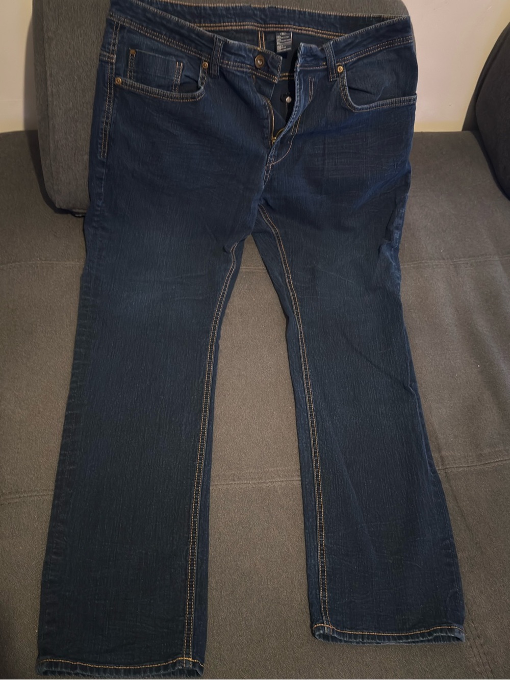 Buffalo David Bitton Men’s Dark Blue Relaxed Jeans